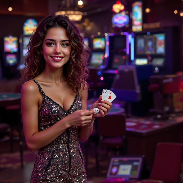 Live dealer at mancingduit89 displaying market closing countdown timer on screen with betting interface